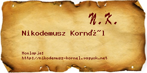 Nikodemusz Kornél névjegykártya